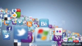 social media floating